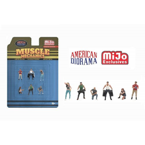 American Diorama 1:64 Muscle Mechanics Set