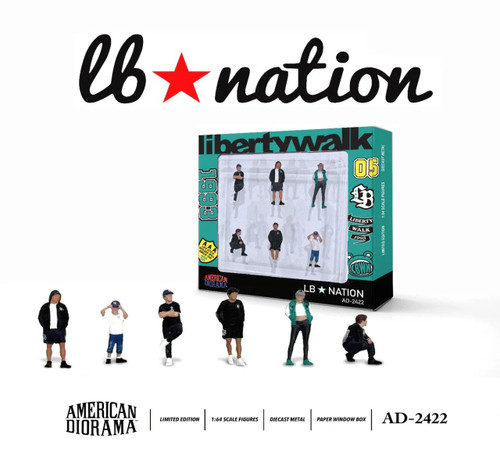 American Diorama 1:64 The LB Nation Figure Set