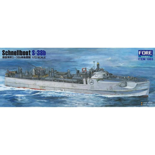 ForeArt 1:72 Schnellboot S38B