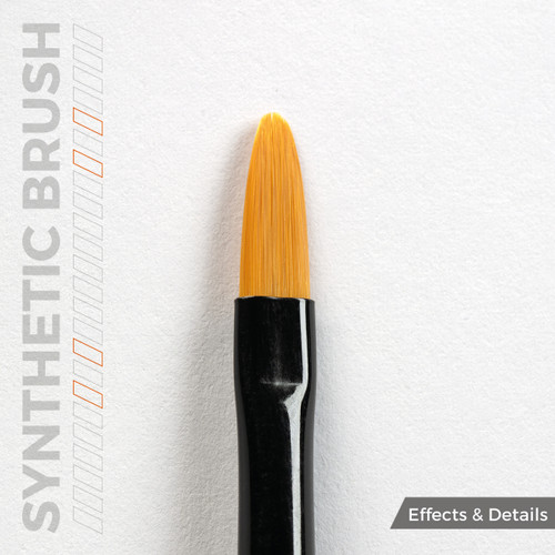AK Interactive Synthetic Brush Filbert 4