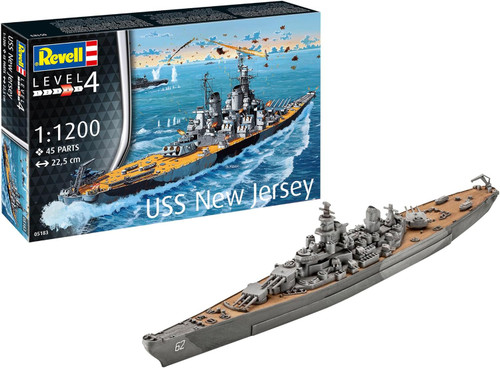 Revell 1:1200 B/ship USS New Jersey