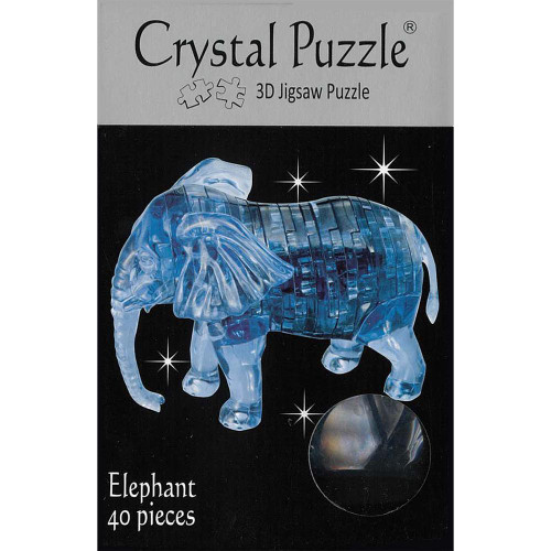 Crystal Puzzle Elephant