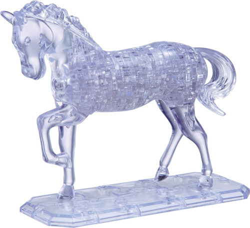 Crystal Puzzle Clear Horse