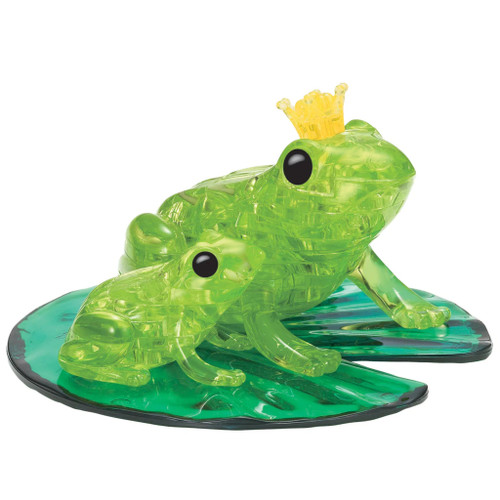 Crystal Puzzle Green Frogs