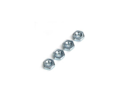 Dubro 4-40 Steel Hex Nuts (4)