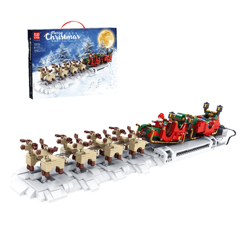 Mould King Xmas Santa Sleigh Build Set