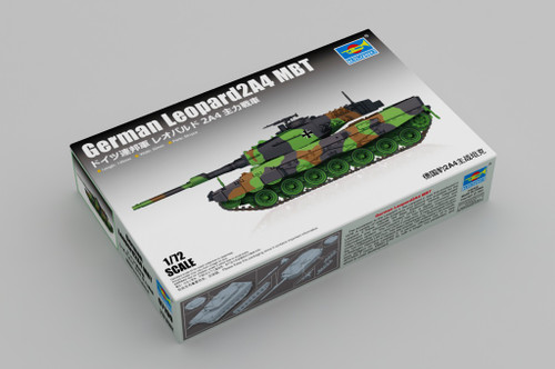 Trumpeter 1:72 German Leopard 2A4 MBT Plastic Model Kit