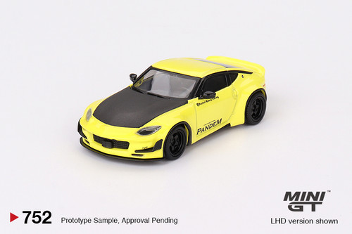 Mini GT 1:64 Nissan Z Pandem - Ikazuchi Yellow