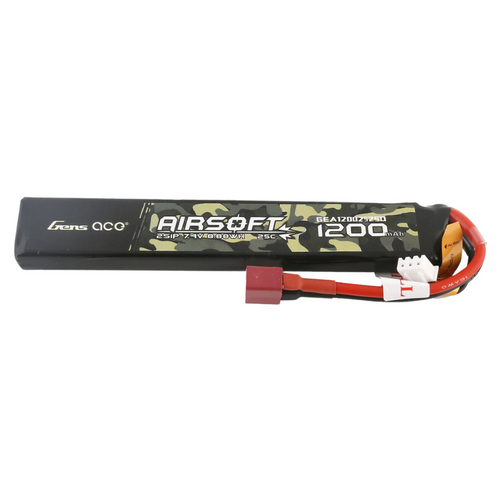 Gens Ace 2S Airsoft 1200mAh 7.4v 25C