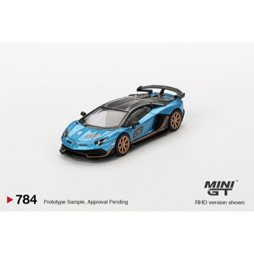 Mini GT 1:64 Lamborghini SVJ 63 Blue