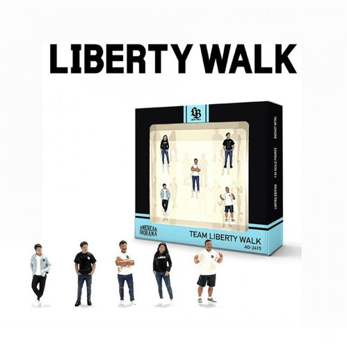 American Diorama 1:64 Team Liberty Figure Set