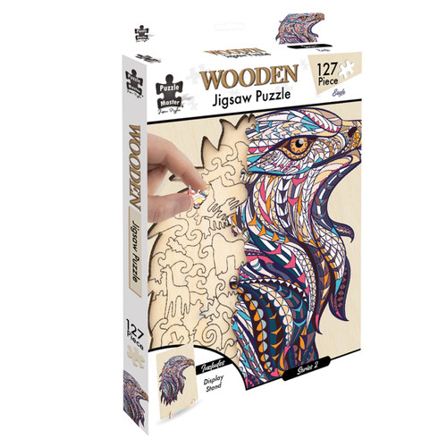 Puzzle Master Eagle Wooden Jigsaw 127pc