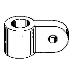 Dubro 3/32" E/Z Adjust Horn Bracket