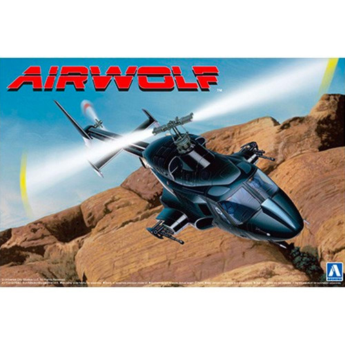 Aoshima 1:48 Airwolf Clear Body Ver.