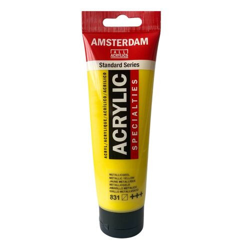 Amsterdam Acrylic Metallic Yellow 831