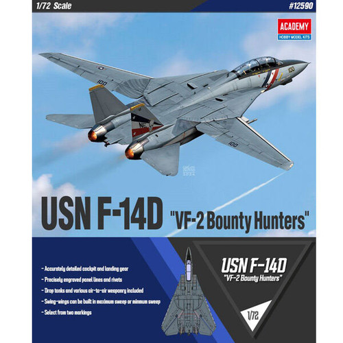 Academy 1:72 F-14D Super Tomcat VF-2