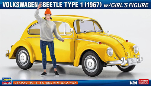 Hasegawa 1:24 VW Beetle (1967) w/figure