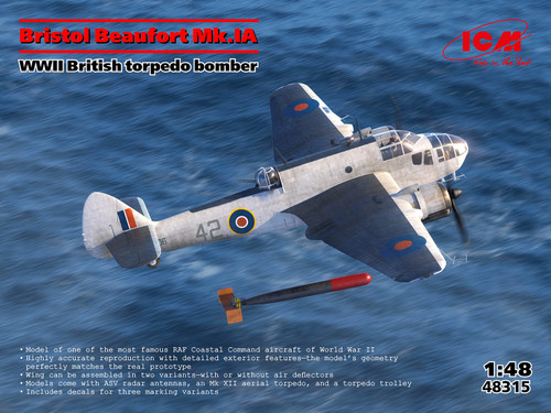 ICM 1:48 Beaufort Mk.1A Torpedo