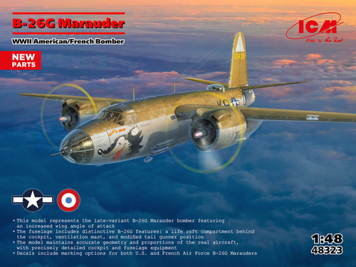 ICM 1:48 B-26G Marauder Bomber
