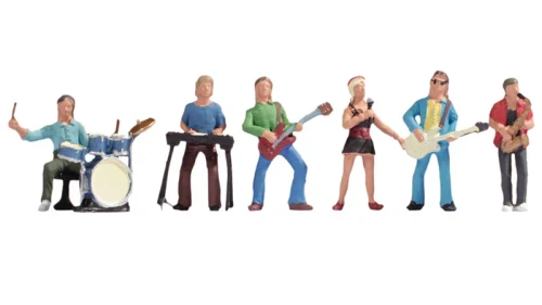 Noch HO Model Figures - Music Band