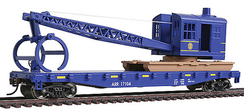 Walthers HO Flatcar w/Logging Crane AR