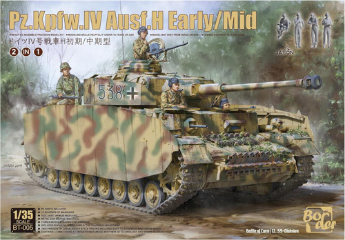 Border Model 1:35 Panzer IV H w/Tank Crew