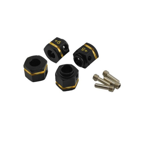 Hobby Details Brass Wheel Hex Adaptor (4)