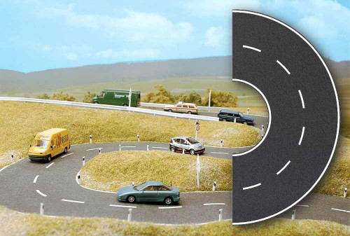 Busch Curved Roadway