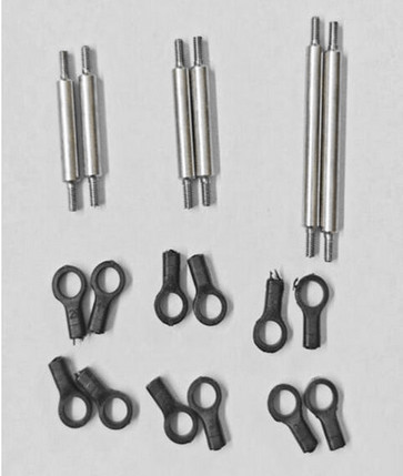 LDRC Metal Rod Set w/ Rod End (6)