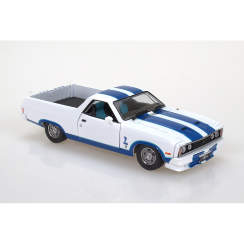 DDA Collectibles 1:24 XC Cobra Ute - White with Blue Stripes