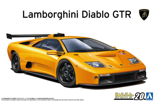 Aoshima 1:24 '99 Lamborghini Diablo GTR Plastic Model Kit