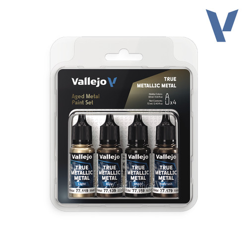 Vallejo Aged Metal Paint Set