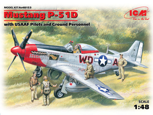 ICM Mustang P-51D USAAF w/Pilots