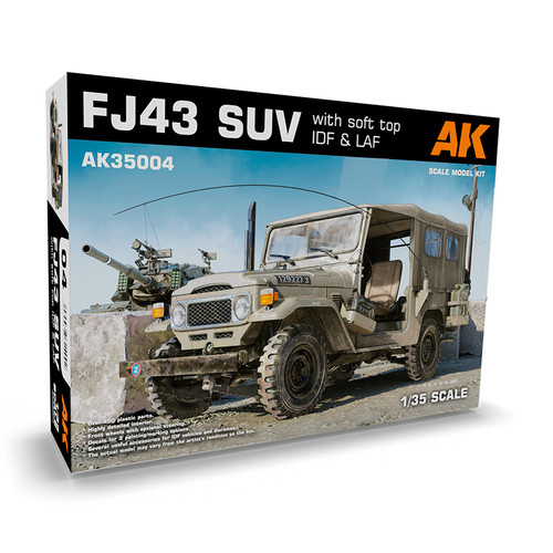 AK Interactive FJ43 SUV w/ Soft Top IDF/LAF