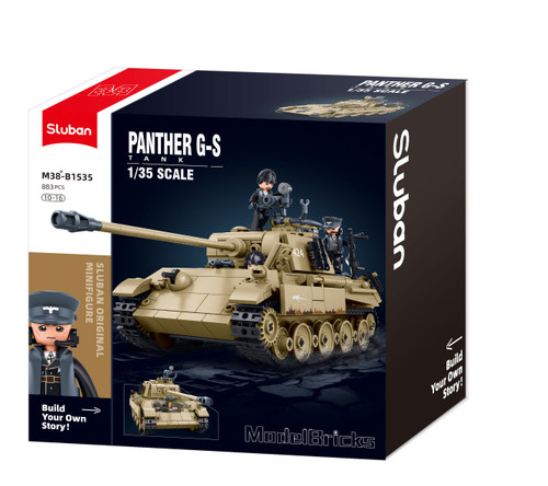 Sluban Panther G-S Tank 883pc