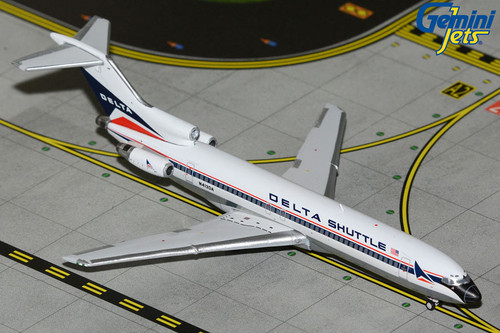 GeminiJets 1:400 Delta Shuttle Boeing 727-200 N413DA Polished