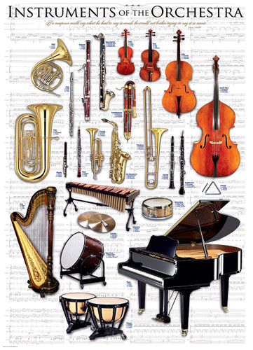 Eurographics Instruments of the Orchestra 1000pc Puzzle