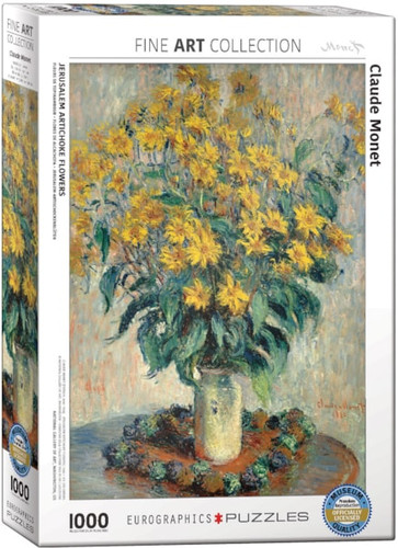 Eurographics Claude Monet "Jerusalem Artichoke" 1000pc Puzzle