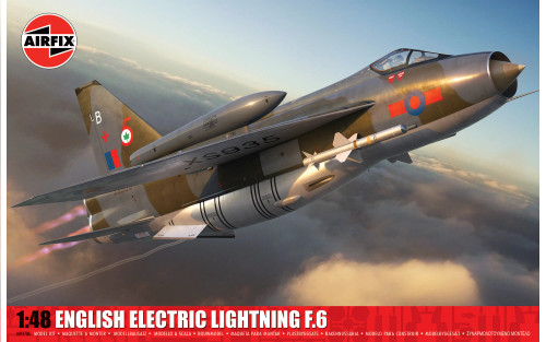 Airfix 1:48 English Electric Lightning F6 Aircarft Plastic Model Kit