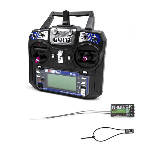 FlySky FS-i6 AFHDS 2A 6ch TX w/iA6B Transmitter and Receiver