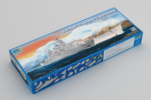 Trumpeter 1:350 German Scharnhorst Battleship Plastic Model Kit