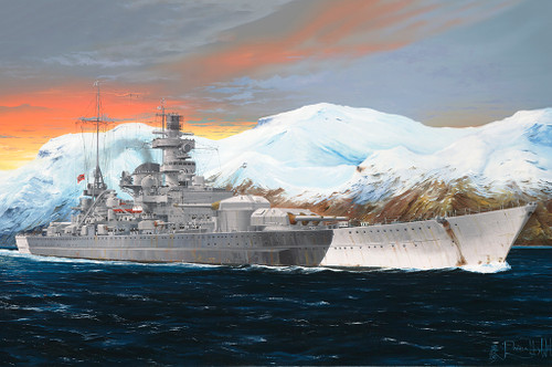 Trumpeter 1:350 German Battleship Scharnhorst Plastic Model Kit