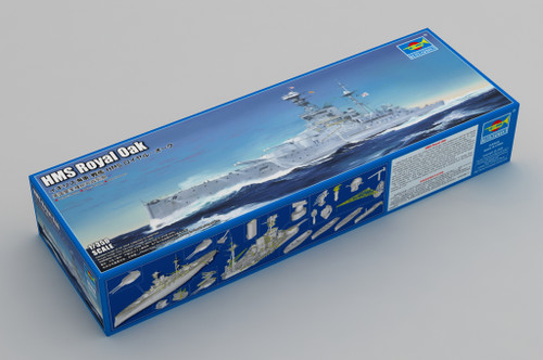 Trumpeter 1:350 HMS Royal Oak Battleship Plastic Model Kit