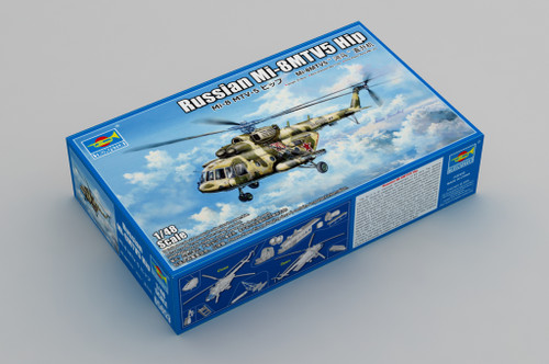Trumpeter 1:48 Russian Helicopter Mi-8MTV5 Hip Plastic Model Kit