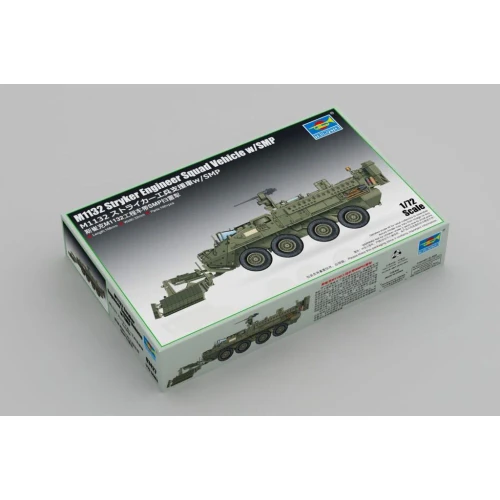 Trumpeter 1:72 M1132 Stryker Engineer Squad Vehicle w/SMP Plastic Model Kit