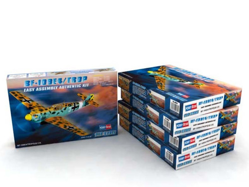 HobbyBoss 1:72 Messschmidt Bf 109E-4/TROP WWII Fighter Plastic Model Kit