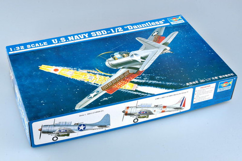 Trumpeter 1:32 U.S. Navy SBD-1/2 Dauntless Dive Bomber Plastic Model Kit