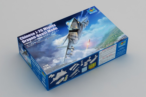 Trumpeter 1:48 Chinese Chengdu J-20 'Mighty Dragon' Stealth Fighter Plastic Model Kit