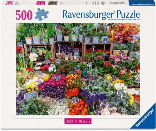 Ravensburger - Flower Market France 500pc Puzzle
