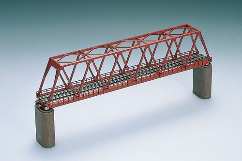 Tomix N Scale Truss Bridge Set Single Track (Red)